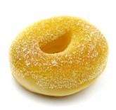 Искусственный пончик с сахаром для фотосъемки и декора, муляж выпечки 8 см