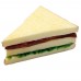 Искусственный сэндвич для фотосъемки и декора, муляж выпечки 14 см