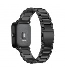 Металлический браслет для Xiaomi Amazfit Bip (черный)