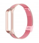 Стальной сетчатый браслет для Xiaomi Mi Band 4 (Розовый)