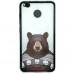 Силиконовый чехол-бампер для Xiaomi Redmi 4x (Бурый медведь)