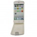 Чехол кожаный Nuoku для iPhone 5/5s (белый)