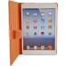 Чехол кожаный Rich Boss, премиум класса для iPad mini 1/2/3 (оранжевый с белой вставкой)