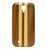 Чехол деревянный для Samsung Galaxy S4 (полоски)