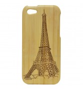 Чехол деревянный для iPhone 5 (Paris)