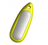 Силиконовый кулон для фитнес браслета Xiaomi Mi Band желтый